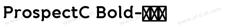 ProspectC Bold字体转换